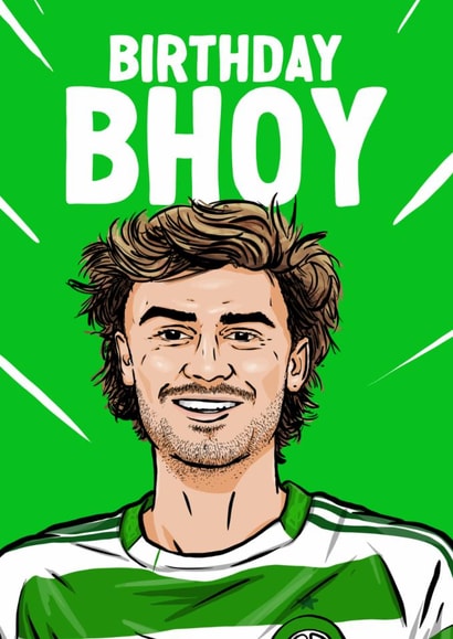 Celtic Birthday Card - For Him - Birthday Bhoy created by ZB CREATIVE