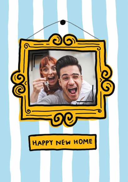 Cute New Home Card - Happy New Home - Frame created by The Playful Indian