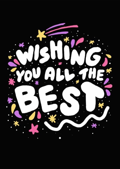 Shooting Star - Wishing You All The Best Card created by DefinitelyJenny Illustration