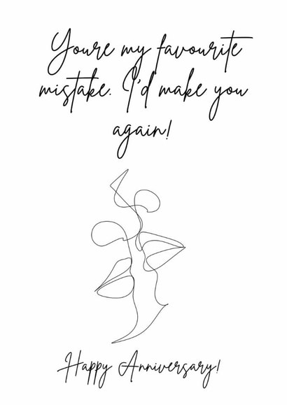 Funny Anniversary Card for significant other created by Bonnie Stevenson