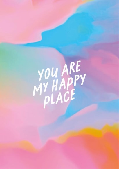 Arty Anniversary Card - Happy Place created by OHVERLEE