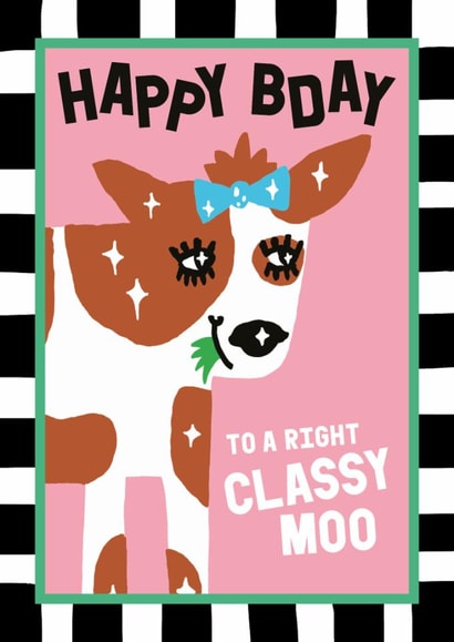 Cute Birthday Card - Classy Moo created by Sanders de Roeper