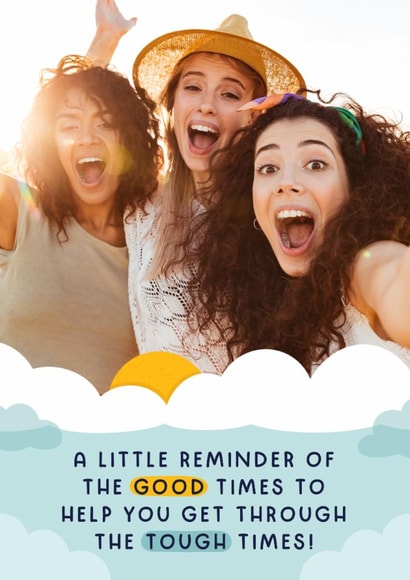 Classic Thinking Of You Card - Reminder Of Good Times created by Joanne Hawker