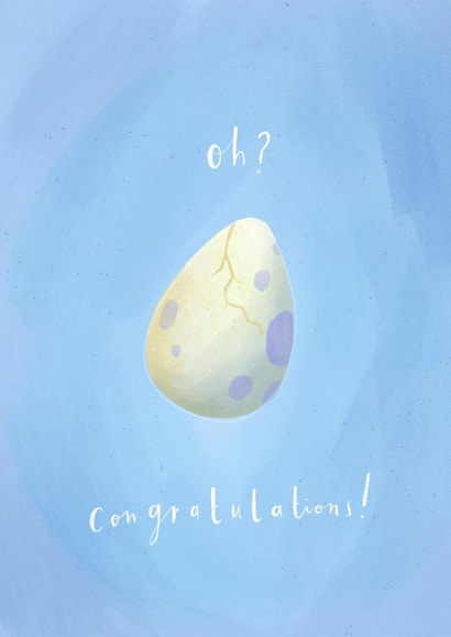 Oh? Cute New Baby Card - Nostalgic Pokemon reference created by Studio Snow