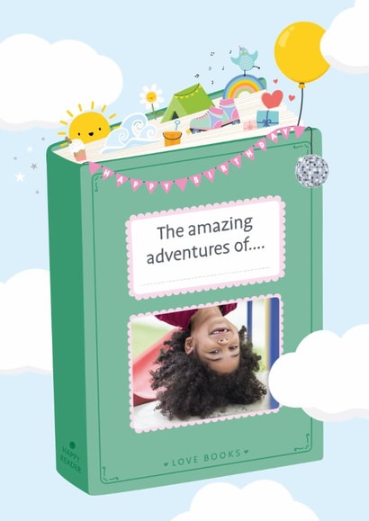 Cute Birthday Card - Adventure Book created by Macie Dot Doodles