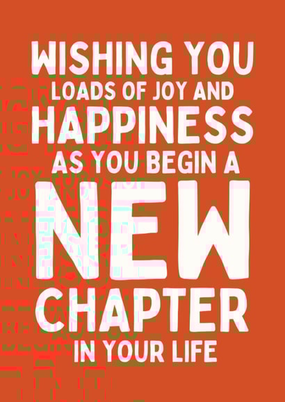 Classic Leaving Card - New Chapter created by Sundiva Designs