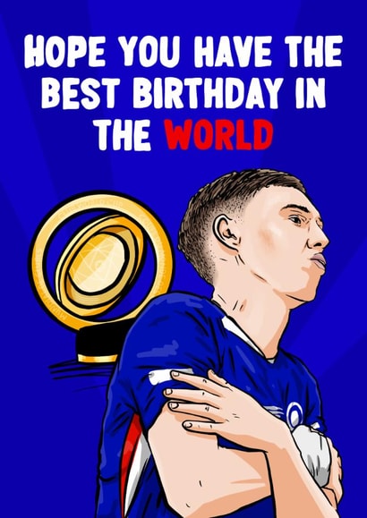 Chelsea Birthday Card - Cole Palmer - Fifa Club World Club created by ZB CREATIVE