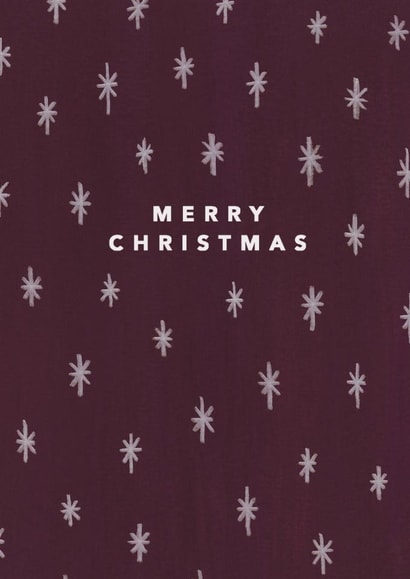 Classic Christmas Card - Stars created by Joy Jen Studio