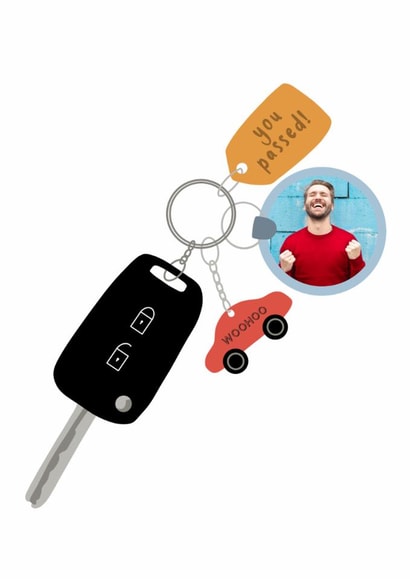 Congratulations photo card - passed driving test created by Soph AC Studio