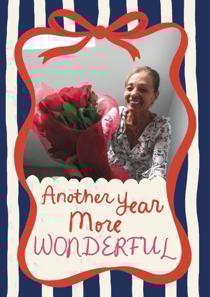 Classic Birthday Card - Another Year More Wonderful created by Giddy Kipper