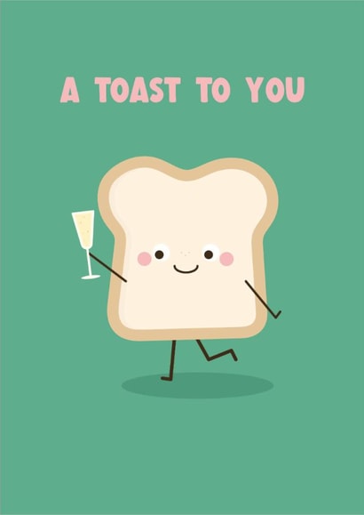 A Toast To You - Congratulations Card - You did it - Well Done created by Amy Cole