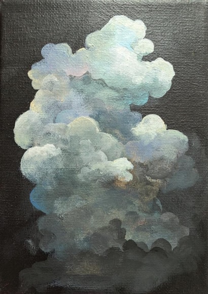 Monday - Dirty Cloud. created by Lizzie O'Grady