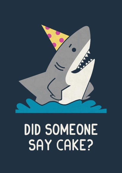 Hungry Shark Birthday Cark created by Teo Zirinis