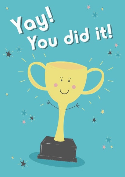Yay! You Did it! Congratulations Card created by Lindsey Fairbairn