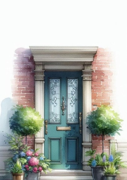 A beautifully elegant card for new homes - moving house - new house created by Ivory White Collection 