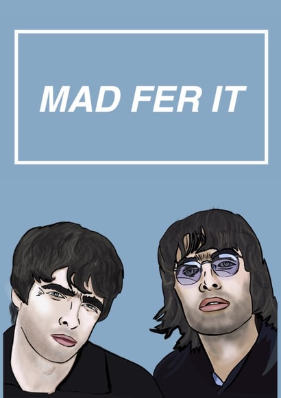 Fun Oasis themed celebration card for any occasion created by Georgie Farnfield