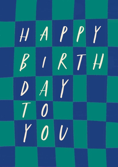 Classic Birthday Card - For Him - Happy Birthday To You created by Running with Scissors