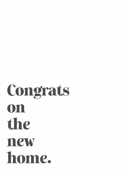 Congrats on the new home created by Alicia Maude Cards