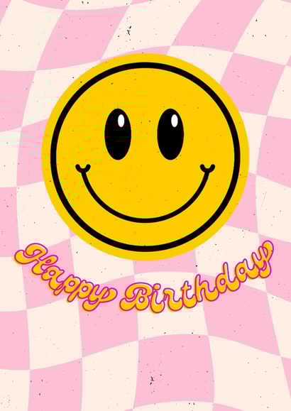 Smiley Face Birthday Card created by Keeks Cards