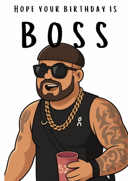 Ibiza Final Boss Meme birthday card created by KingdomKards