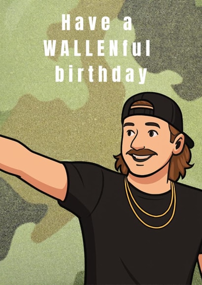Morgan Wallen country music cowboy birthday card created by KingdomKards