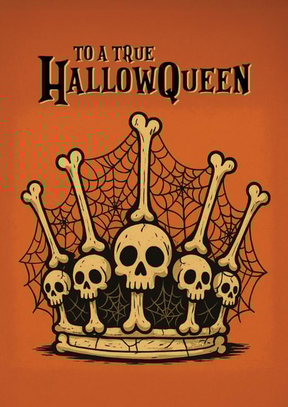 Spooky Halloween Card for that Friend or Partner that loves the scariest holiday created by Liss Doodles