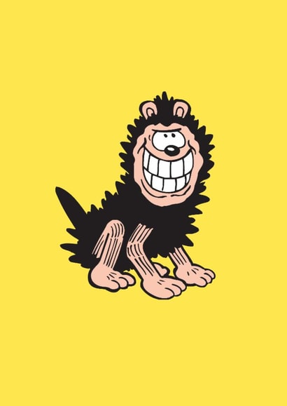 Fun Birthday Card - Beano - Gnasher created by Hype Associates