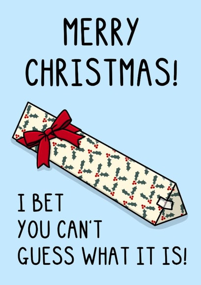 Funny Christmas Card - Can't Guess - Toblerone created by OhJaye