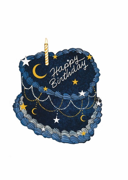 Magical Birthday Cake Card created by Emma de la,Peña