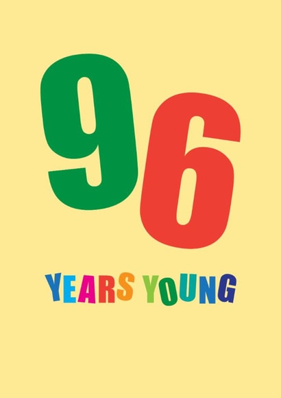 96 Birthday Card created by mrs L cards