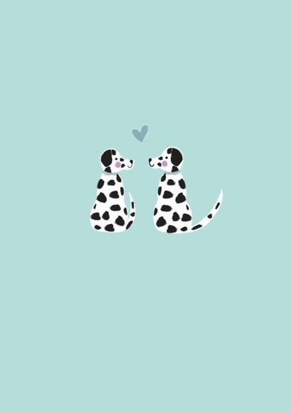Cute Anniversary Card - Dalmatians created by Ta doodle dah