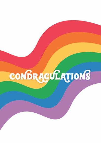 Condragulations! Well Done | Congrats | You're the Best | Drag Race | LGBTQ created by Emma B
