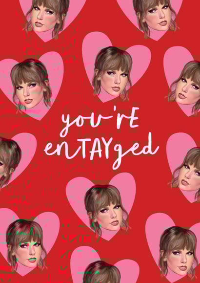 Funny Engagement Card - Taylor Swift created by AbiGoLucky