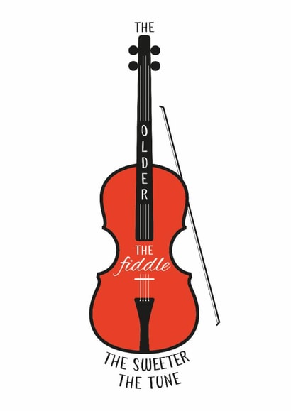 Sweet Birthday Card - heartfelt - getting older created by Kate & The Ink