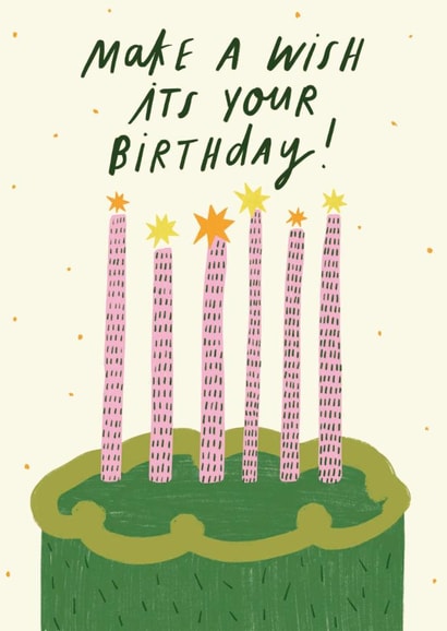 Classic Birthday Card - Make A Wish created by Kerrie McNeill