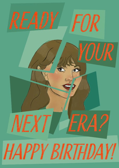 Fun Birthday Card - Taylor Swift - Life Of A Show Girl created by The Queer Store