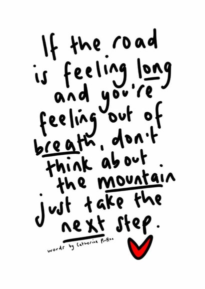 Thoughtful poem card for anyone needing some encouragement created by Words by Catherine Prutton