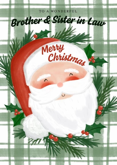Cute Christmas Card - Brother And Sister In Law created by Juniper and Rose Studio