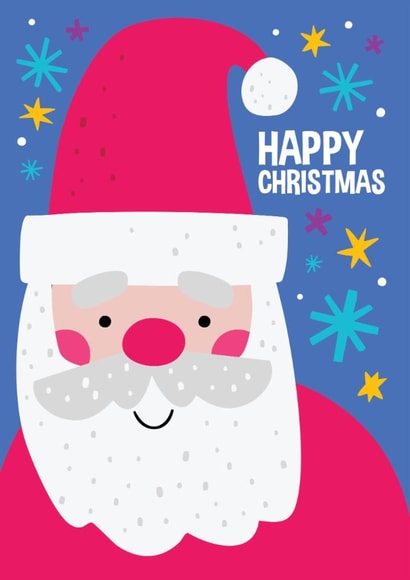 Cute Christmas Card - For Child - Santa created by Laurent Collective