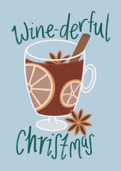 Classic Christmas Card - Mulled Wine created by Emmy James Studio