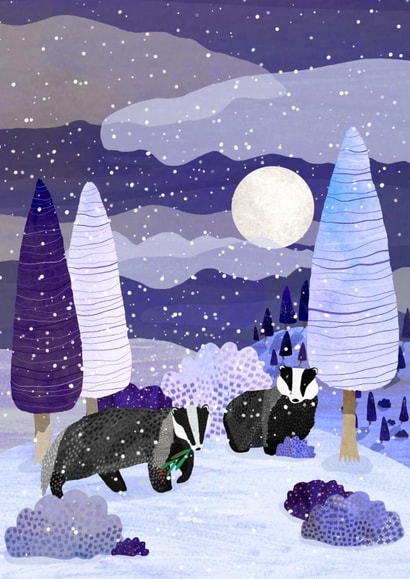 Badger's Christmas created by Madeleine Groves