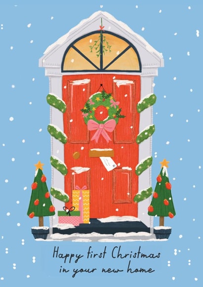 Classic Christmas Card - First In Your New Home created by Rebecca Grantham