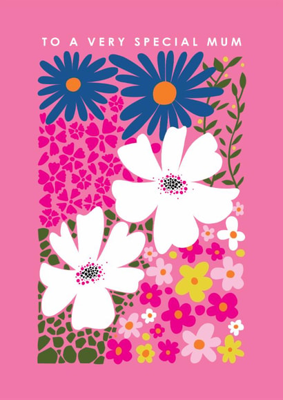 Classic Birthday Card - For A Special Mum - Flowers created by Happy Street