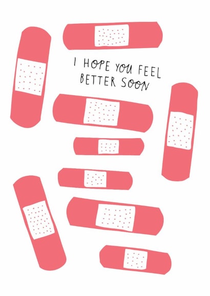 Classic Get Well Card – Plasters created by Ohh Deer