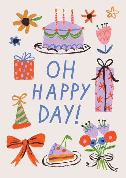 Classic Birthday Card – Oh Happy Day! created by Ohh Deer