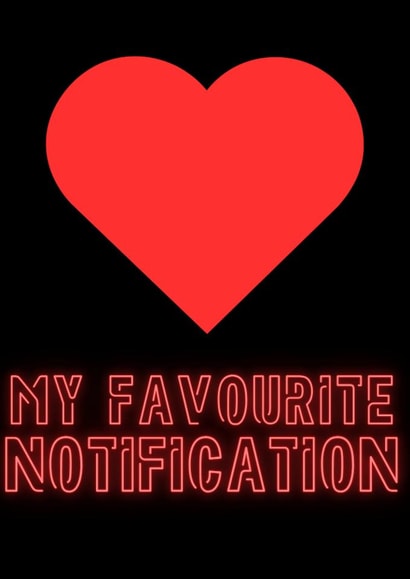 My favourite notification created by Steve Hyland
