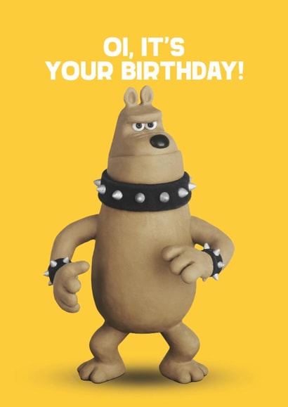 Funny Birthday Card - Wallace and Gromit - Preston created by Hype Associates