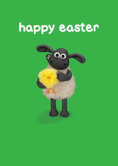 Cute Easter Card - Shaun The Sheep - Timmy Time - Chick created by Hype Cards