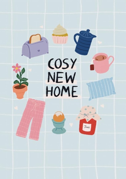 Classic New Home Card - Cosy New Home created by Sweetlove Press