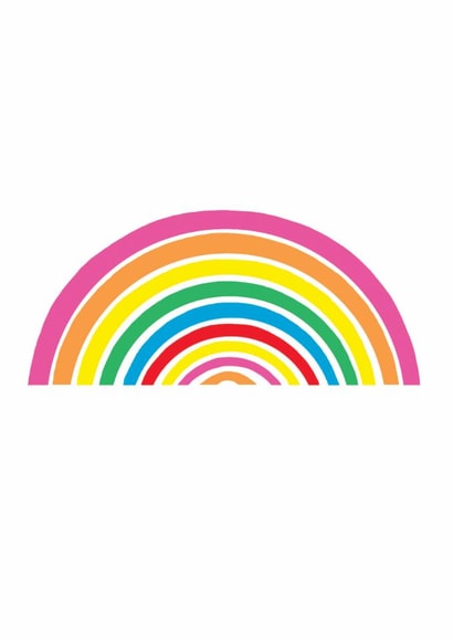 Classic Just Because Card - Rainbow created by Earlybird